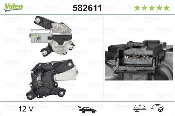 Motor stergator 582611 VALEO